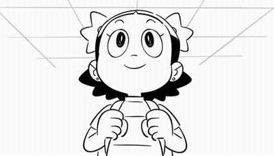 Two Children Talking In Black And White GIF