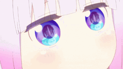 Two Color Anime Eyes GIF