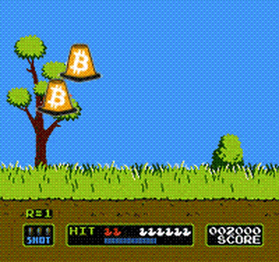 two cones with the letter b on them are hanging from a tree in a game