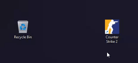Two Counter Strike 2 Icons On Dark Background GIF