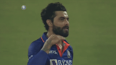 Two Cricket Players Hugging In BBYJ Jerseys GIF