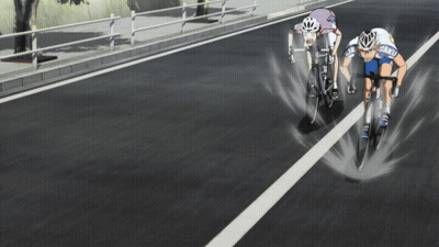 Two Cyclists Racing One With Tokyo Jersey GIF