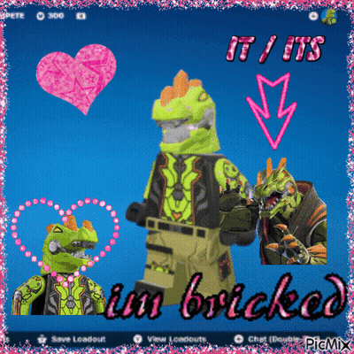 Two Dinosaurs Saying It / Its Slim Bricked GIF