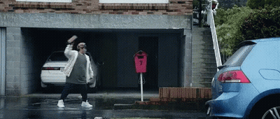 Two Dinosaurs Standing Together GIF