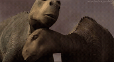 Two Dinosaurs Whythedick.tumblr GIF