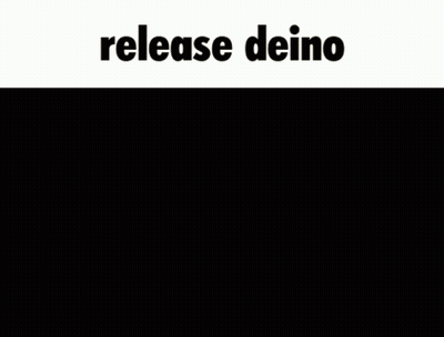 Two Dinosaurs With Release Deino GIF