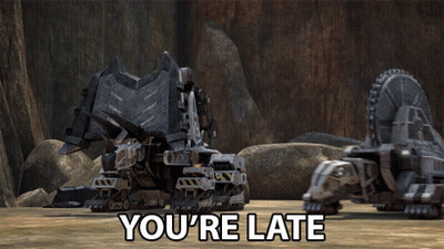 Two Dogs That Moment You Knew You Are Late GIF