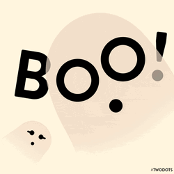 Two Dots Halloween Booo GIF