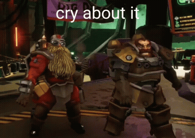Two Dwarves Cry About It GIF