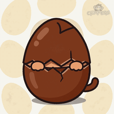 Two Eggs Being Cooked In Frying Pan Saying Making Eggs GIF