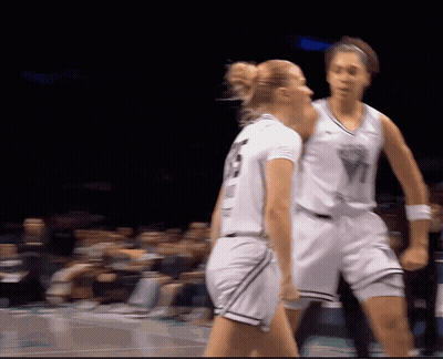 Two Female Basketball Players Number 23 GIF