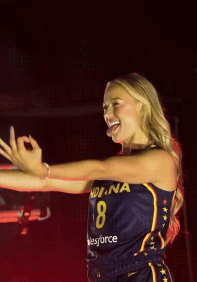 Two Female Basketball Players Playing On Cheetos Court GIF