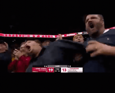 Two Fighters Boxing In Ring With Bud Light Banner GIF