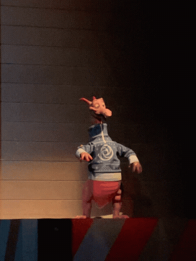 Two Fighters Fighting In Ring With Taurine Can GIF
