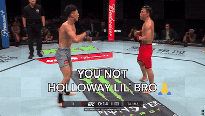 Two Fighters Ring You Not Holloway Lil Bro GIF