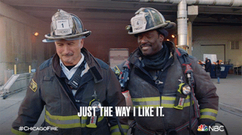 Two Firefighters Just The Way I Like It GIF