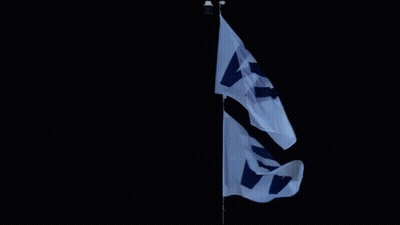 Two Flags With W Flying GIF