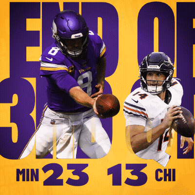 Two Football Players End Of Min 23 13 Chi On Yellow GIF