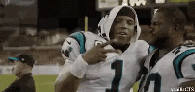 Two Football Players Hugging On Field GIF