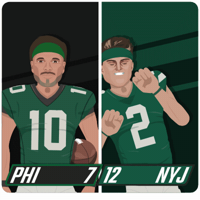 Two Football Players With Numbers 10 And 2 GIF