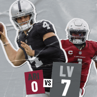 Two Football Players With Sign Ari 0 Vs 7 GIF