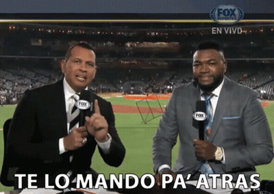 Two Fox Sports Announcers Are Talking To Each Other GIF