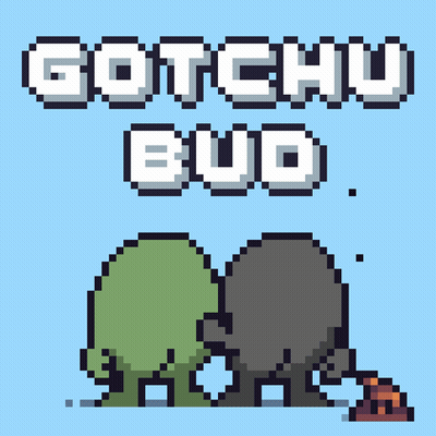 Two Frogs With Gotchu Bud GIF