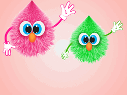 Two Furry Bouncy Friends GIF