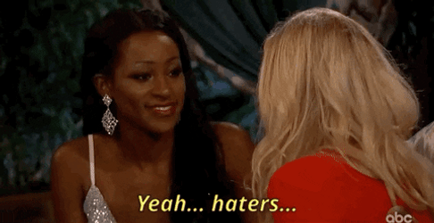 Two Girls Agreeing Yeah Haters GIF