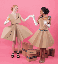 Two Girls Dressed On Prime Day GIF