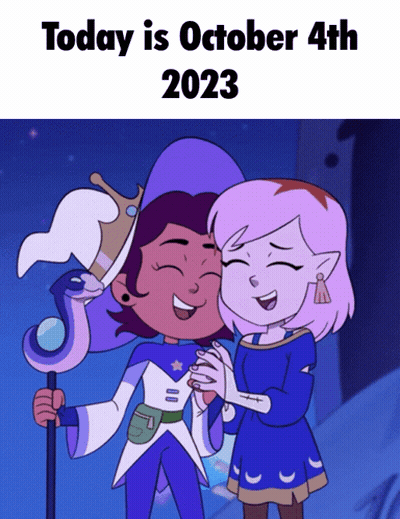 Two Girls Holding Hands October 4Th GIF