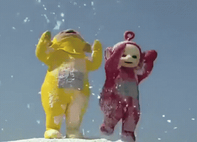 Two Girls Hugging With Cheerz De Lala GIF
