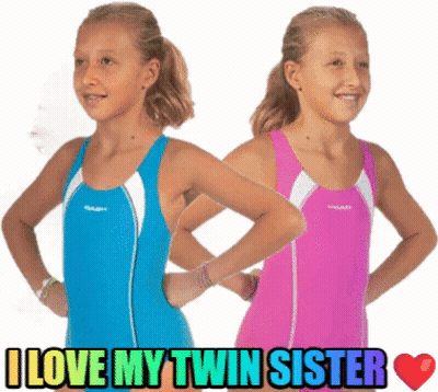 Two Girls I Love My Twin Sister GIF