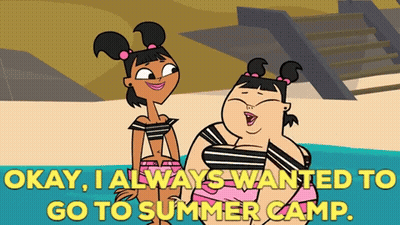 Two Girls On Beach Okay I Always Wanted Summer Camp GIF