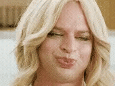 Two Girls On Stools One Covering Mouth GIF