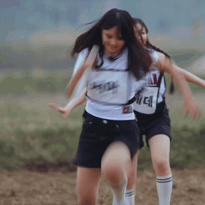 Two Girls Running Field Shirt Says All GIF