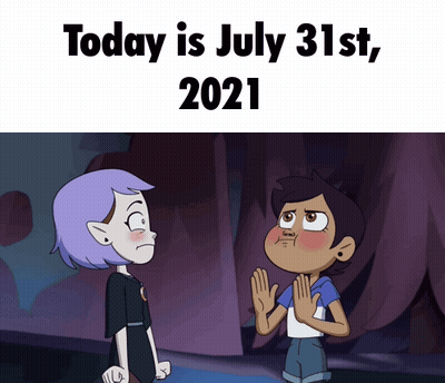 Two Girls Saying Today Is July 31St 2021 GIF