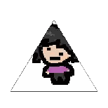 Two Girls Standing In Triangle Sticker