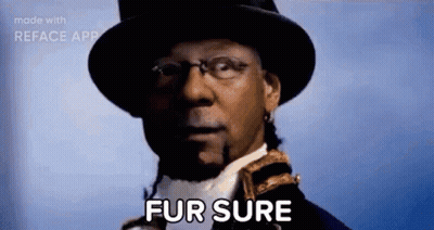 Two Girls Standing With Fur Sure In Rainbow Colors GIF