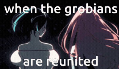 Two Girls When The Grobians Are Reunited GIF
