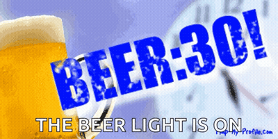 Two Glasses Of Beer Held Up Before Ishi-Des.tumblr GIF