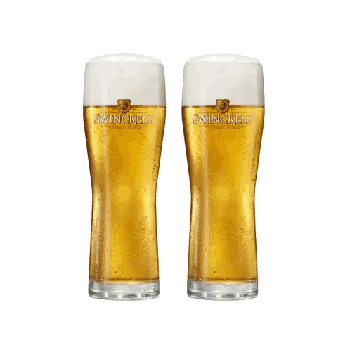 Two Glasses Of Beer Toasting Sticker