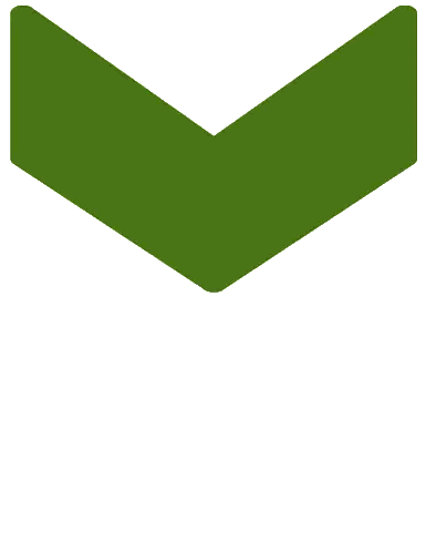 Two Green Arrows Pointing Opposite Ways Sticker