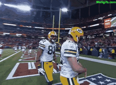 Two Green Bay Packers Football Players GIF