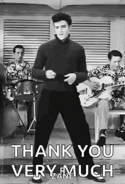 Two Green Birds In Hole Saying Thank You GIF