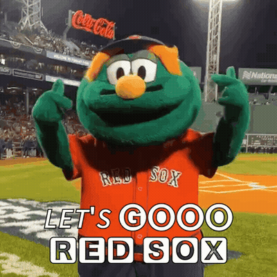 Two Green Cartoon Characters Saying I Can't Wait GIF