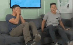 Two Guys Rofl So Hard GIF