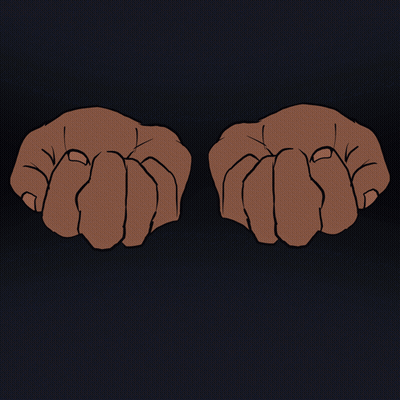 Two Hands Holding A Red And A Blue Capsule GIF