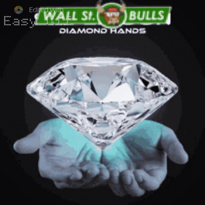Two Hands Holding Diamond Wall St Bulls Diamond Hands GIF
