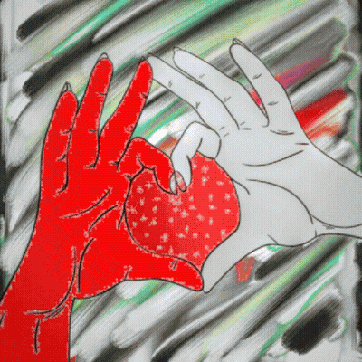 Two Hands Making A Heart Shape With Their Fingers GIF